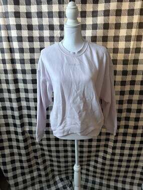 Calvin Klein Performance Women's Fleece Crewneck Sweatshirt Lilac Lavender